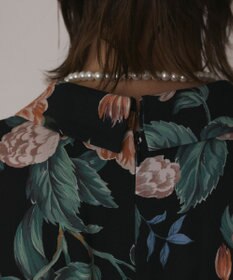 GRACE CONTINENTAL アンティークフラワープリントワンピース