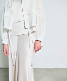 GRACE CONTINENTAL サテンバイアスロングスカート