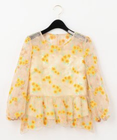 チュール刺繍ペプラムトップ / GRACE CONTINENTAL | GRACE