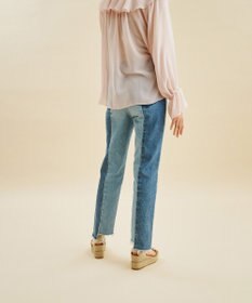 GRACE CONTINENTAL カットオフスリムデニムパンツ