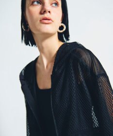 GRACE CONTINENTAL メッシュコンビフーディー