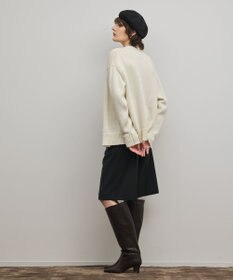 GRACE CONTINENTAL バイカラーリブニットトップ