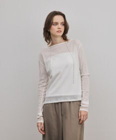 GRACE CONTINENTAL シアーレイヤードカットトップ