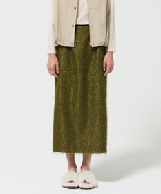 GRACE CONTINENTAL フリンジジャガードタイトスカート