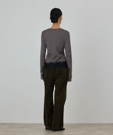 GRACE CONTINENTAL レースヘムカットトップ