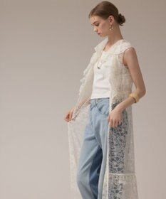 GRACE CONTINENTAL フリルカラーレースワンピース