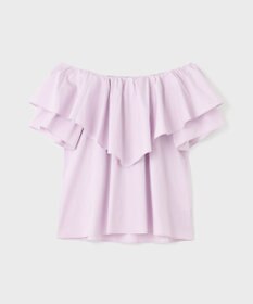 GRACE CONTINENTAL フリルオフショルトップ