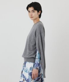 GRACE CONTINENTAL ウールスリットニットトップ