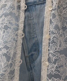 GRACE CONTINENTAL フリルカラーレースワンピース