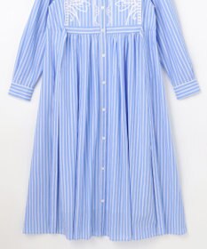 GRACE CONTINENTAL 刺繍シャツワンピース