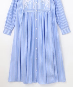 GRACE CONTINENTAL 刺繍シャツワンピース