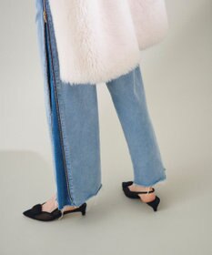 GRACE CONTINENTAL サイドジップデニムパンツ