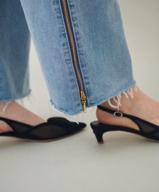 GRACE CONTINENTAL サイドジップデニムパンツ