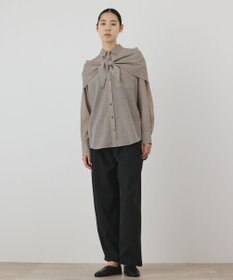 GRACE CONTINENTAL ストール付シャツ