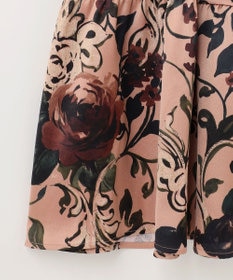 GRACE CONTINENTAL ローズオーナメントプリントワンピース