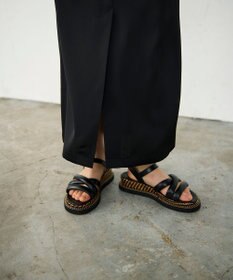 GRACE CONTINENTAL サテンストレートスカート