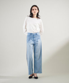 GRACE CONTINENTAL サイドジップデニムパンツ