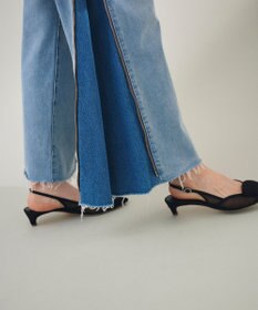 GRACE CONTINENTAL サイドジップデニムパンツ