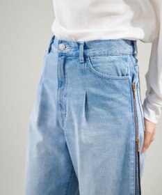 GRACE CONTINENTAL サイドジップデニムパンツ
