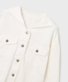 GRACE CONTINENTAL フードジップデニムジャケット