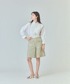 GRACE CONTINENTAL コサージュドレスシャツ