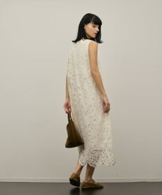GRACE CONTINENTAL フラワーカットワークワンピース
