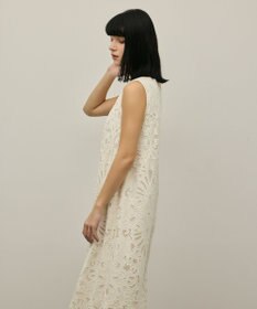 GRACE CONTINENTAL フラワーカットワークワンピース