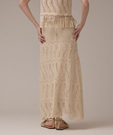 GRACE CONTINENTAL クロシェレーススカート