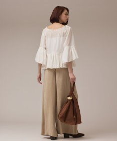 GRACE CONTINENTAL バルーンカフタントップ