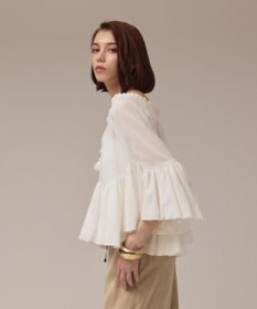 GRACE CONTINENTAL バルーンカフタントップ