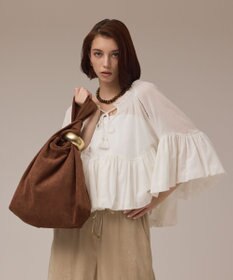 GRACE CONTINENTAL バルーンカフタントップ