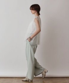 GRACE CONTINENTAL チュールタックノースリーブ