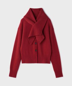 GRACE CONTINENTAL ネップニットカーディガン