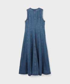 GRACE CONTINENTAL デニムノースリーブロングワンピース