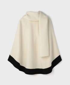 GRACE CONTINENTAL ストール付リバーケープ