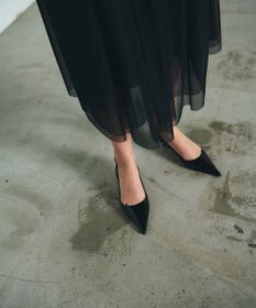 GRACE CONTINENTAL テーラーチュールワンピース