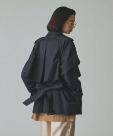 GRACE CONTINENTAL ケープショートトレンチコート