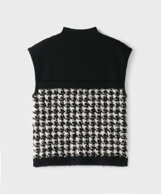 GRACE CONTINENTAL ツイードベアニットトップ