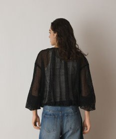 GRACE CONTINENTAL メッシュギャザーブルゾン