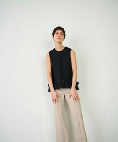 GRACE CONTINENTAL ヘムフリルカットトップ