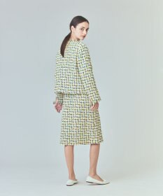 GRACE CONTINENTAL チュールヤーンツイードジャケット