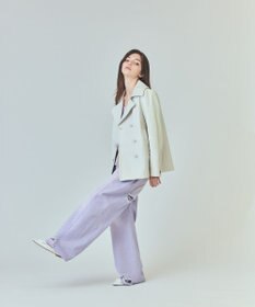 GRACE CONTINENTAL ラムレザーPコート