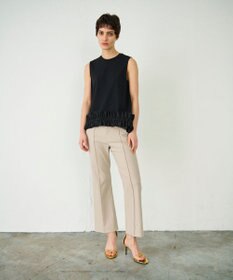 GRACE CONTINENTAL ヘムフリルカットトップ