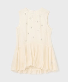 GRACE CONTINENTAL バルーンチュールトップ