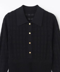 GRACE CONTINENTAL ウェーブニットワンピース