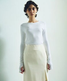 room306contemporary バックオープンレーストップ room306 CONTEMPORARY / Back Open Over Lace Tops