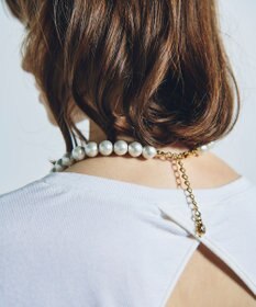 グレースコンチネンタル別注　モイパリElisaコットンパールネックレス グレースコンチネンタル別注 モイパリElisaコットンパール