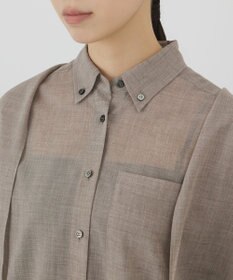 GRACE CONTINENTAL ストール付シャツ