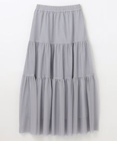 GRACE CONTINENTAL チュールティアードスカート
