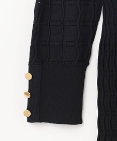 GRACE CONTINENTAL ウェーブニットワンピース